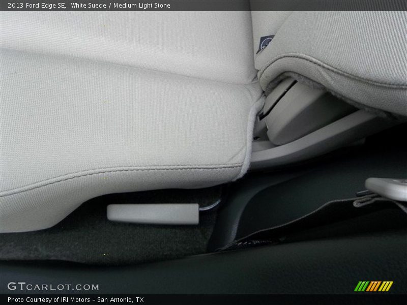 White Suede / Medium Light Stone 2013 Ford Edge SE