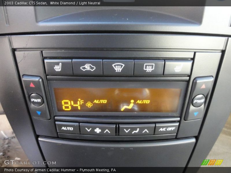 White Diamond / Light Neutral 2003 Cadillac CTS Sedan
