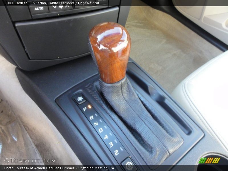 White Diamond / Light Neutral 2003 Cadillac CTS Sedan
