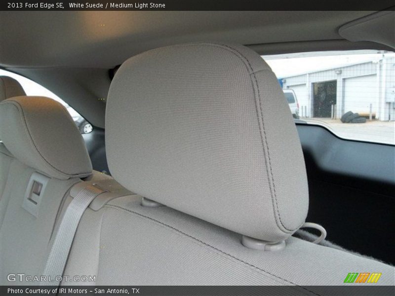 White Suede / Medium Light Stone 2013 Ford Edge SE
