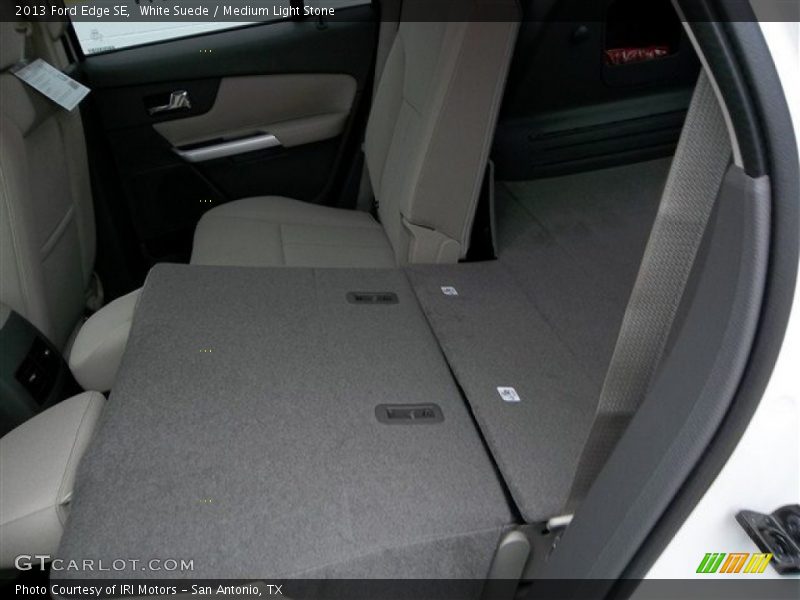 White Suede / Medium Light Stone 2013 Ford Edge SE
