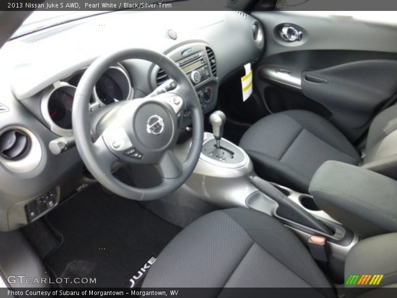 Black/Silver Trim Interior - 2013 Juke S AWD 