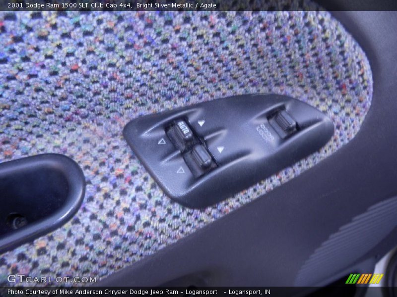 Bright Silver Metallic / Agate 2001 Dodge Ram 1500 SLT Club Cab 4x4