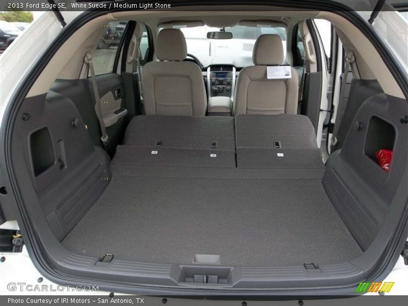 White Suede / Medium Light Stone 2013 Ford Edge SE
