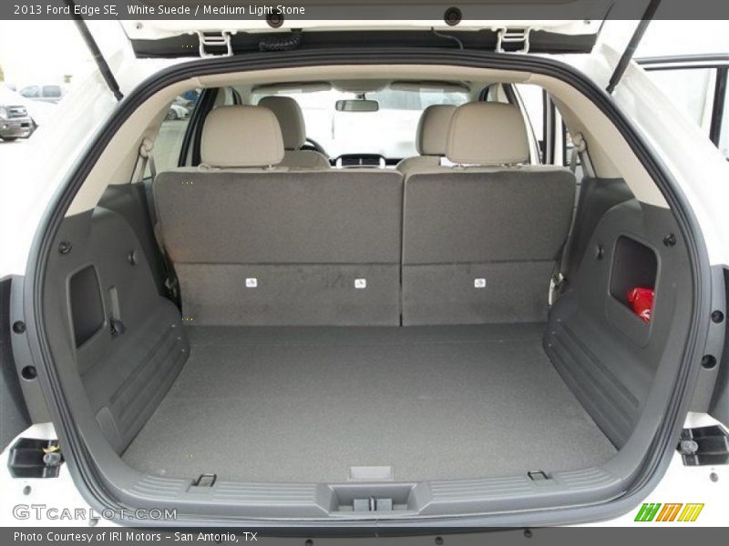 White Suede / Medium Light Stone 2013 Ford Edge SE
