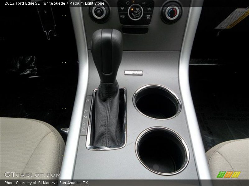 White Suede / Medium Light Stone 2013 Ford Edge SE
