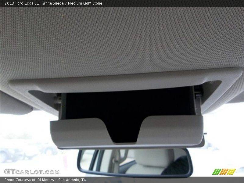 White Suede / Medium Light Stone 2013 Ford Edge SE