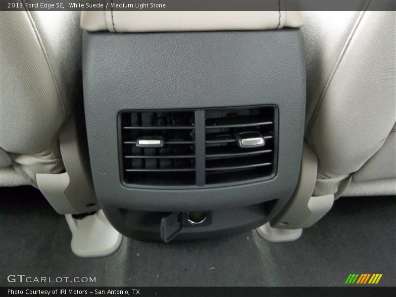 White Suede / Medium Light Stone 2013 Ford Edge SE