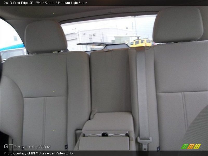 White Suede / Medium Light Stone 2013 Ford Edge SE