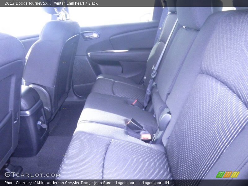 Winter Chill Pearl / Black 2013 Dodge Journey SXT
