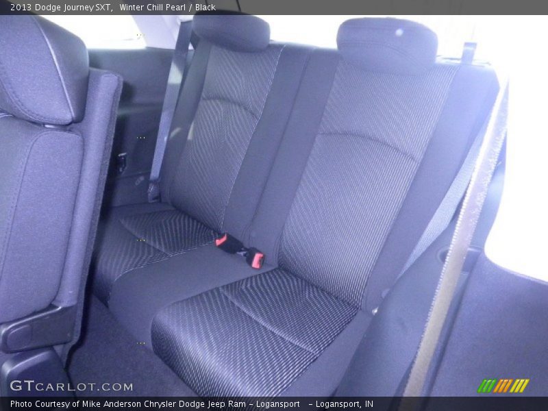 Winter Chill Pearl / Black 2013 Dodge Journey SXT