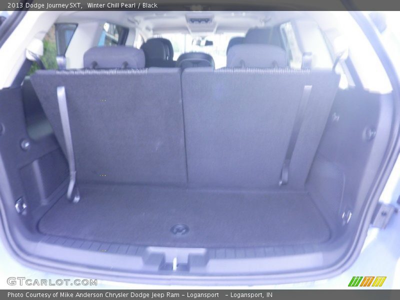 Winter Chill Pearl / Black 2013 Dodge Journey SXT