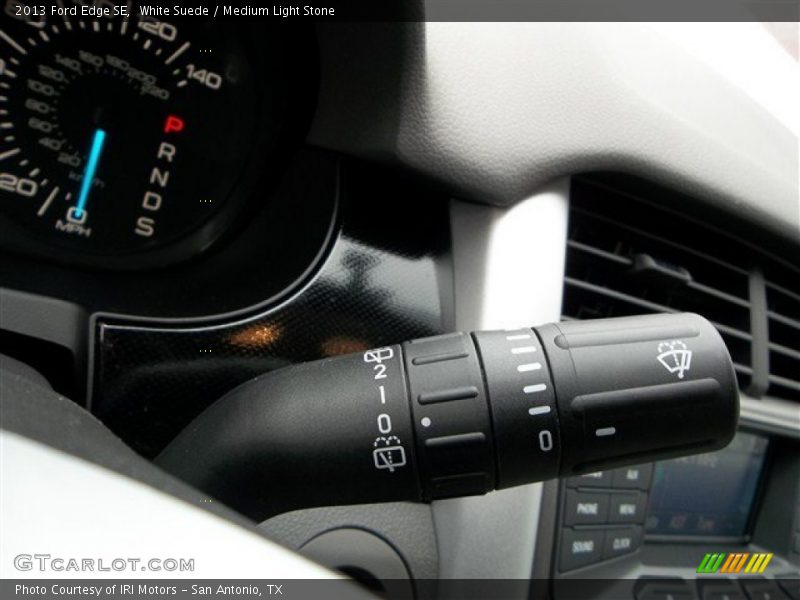 White Suede / Medium Light Stone 2013 Ford Edge SE