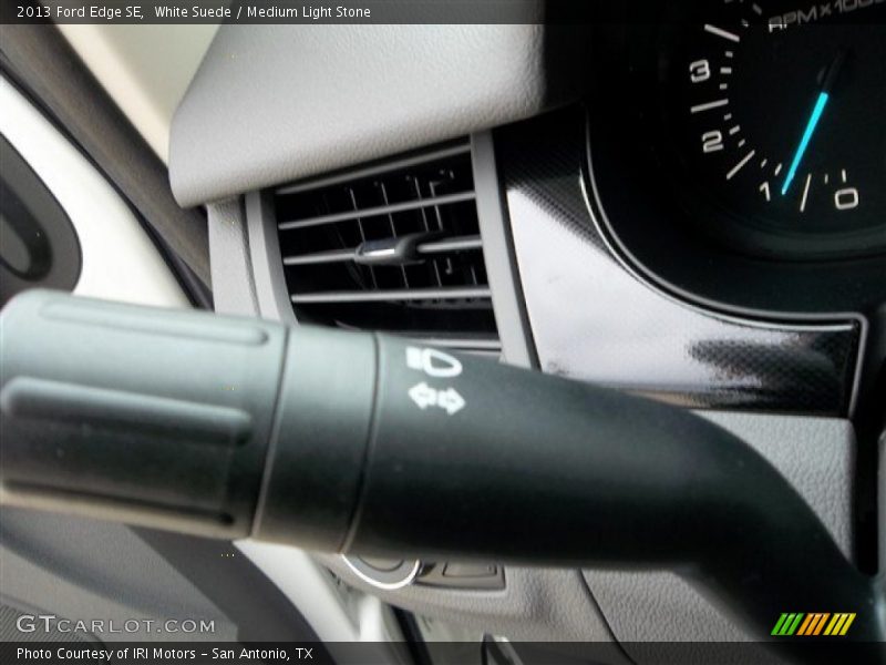 White Suede / Medium Light Stone 2013 Ford Edge SE
