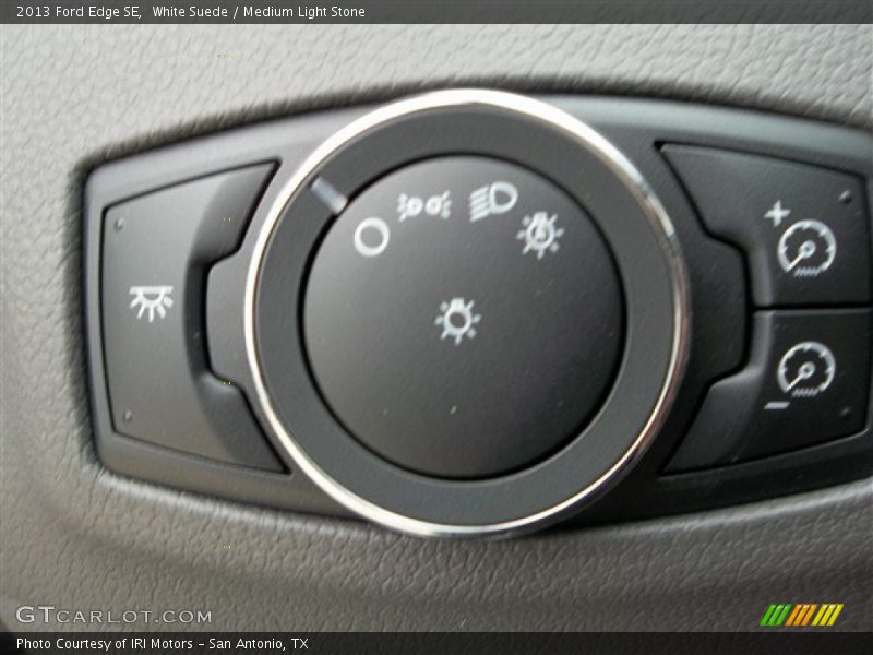 White Suede / Medium Light Stone 2013 Ford Edge SE