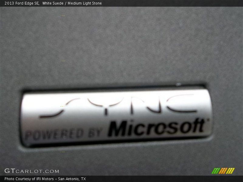 White Suede / Medium Light Stone 2013 Ford Edge SE