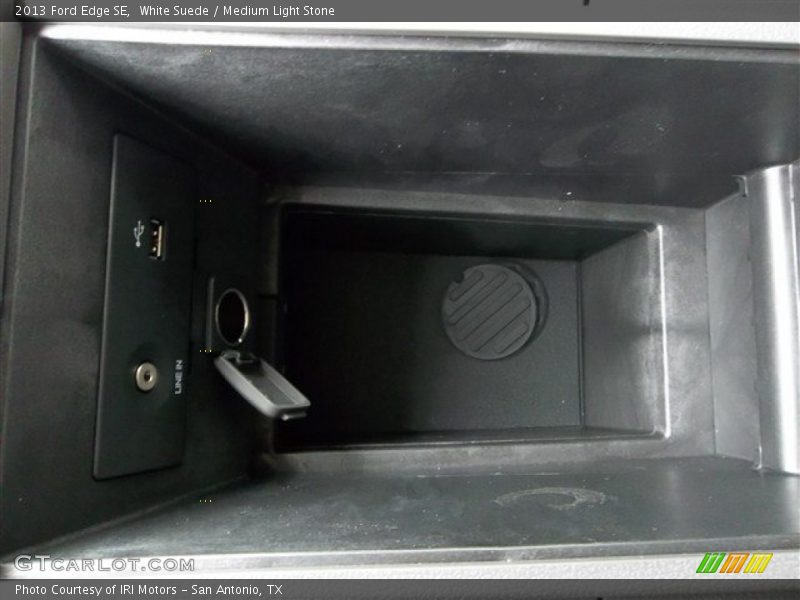 White Suede / Medium Light Stone 2013 Ford Edge SE