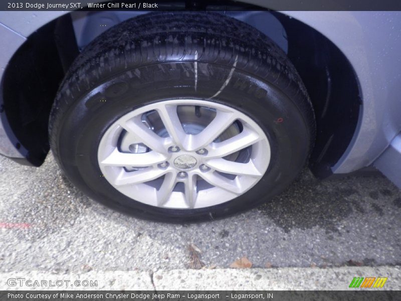 Winter Chill Pearl / Black 2013 Dodge Journey SXT