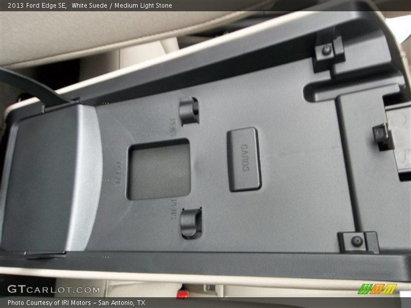 White Suede / Medium Light Stone 2013 Ford Edge SE