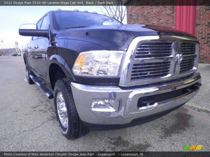 Black / Dark Slate 2012 Dodge Ram 3500 HD Laramie Mega Cab 4x4