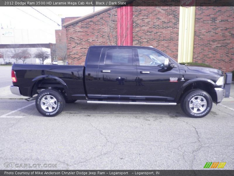 Black / Dark Slate 2012 Dodge Ram 3500 HD Laramie Mega Cab 4x4