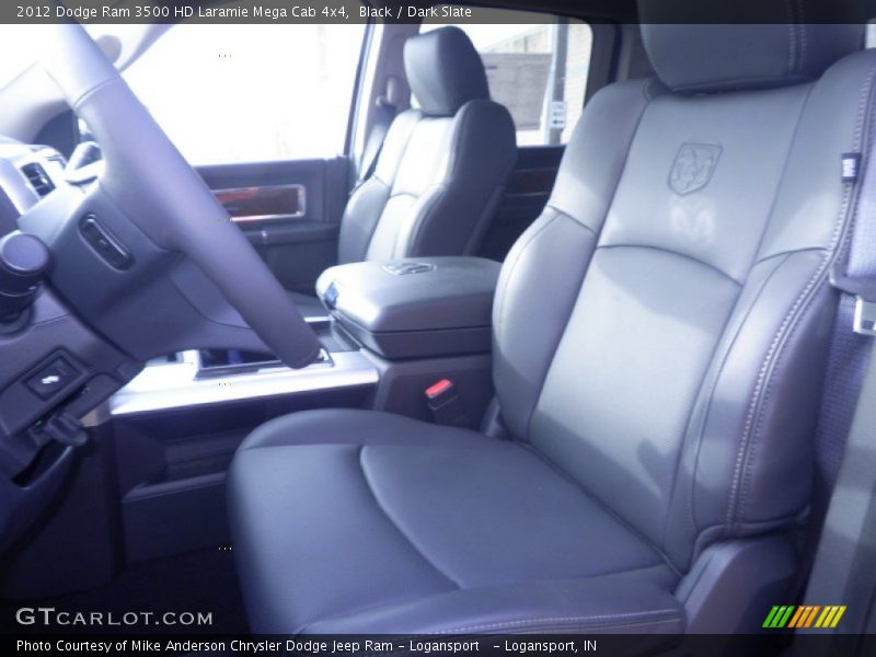 Black / Dark Slate 2012 Dodge Ram 3500 HD Laramie Mega Cab 4x4