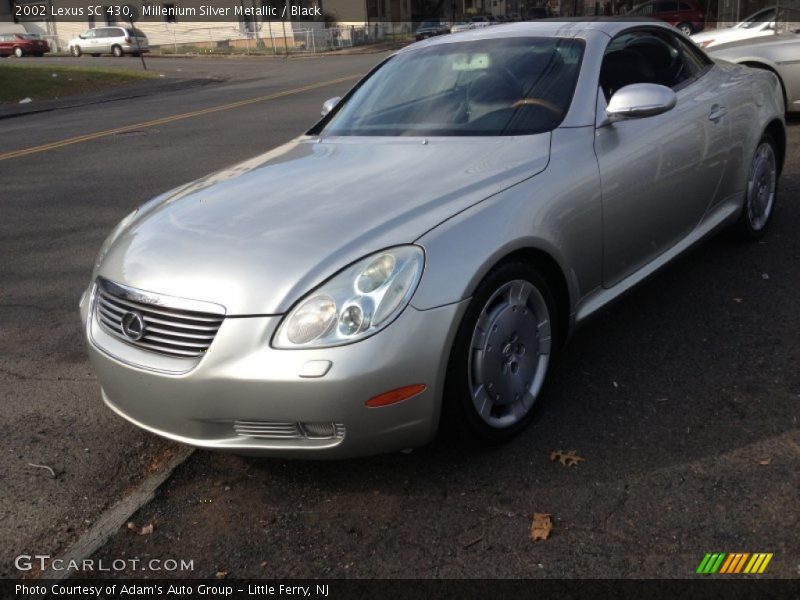 Millenium Silver Metallic / Black 2002 Lexus SC 430