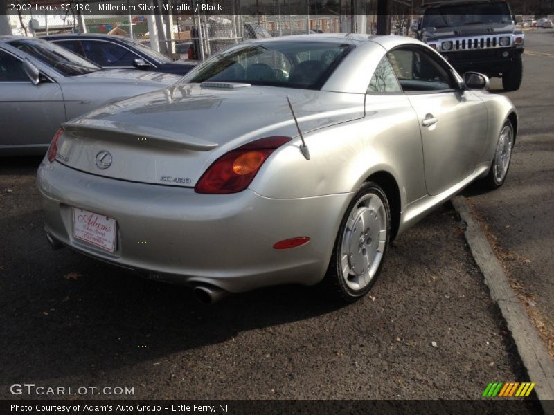 Millenium Silver Metallic / Black 2002 Lexus SC 430