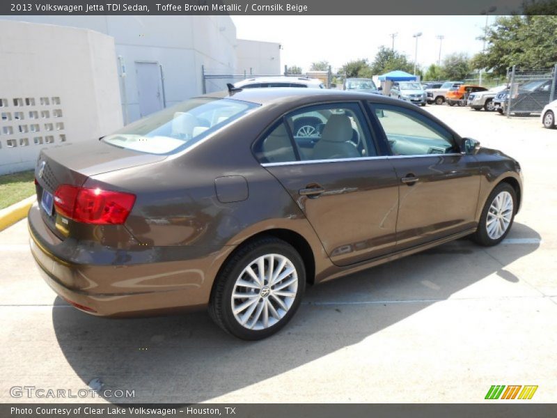 Toffee Brown Metallic / Cornsilk Beige 2013 Volkswagen Jetta TDI Sedan