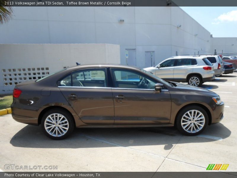 Toffee Brown Metallic / Cornsilk Beige 2013 Volkswagen Jetta TDI Sedan