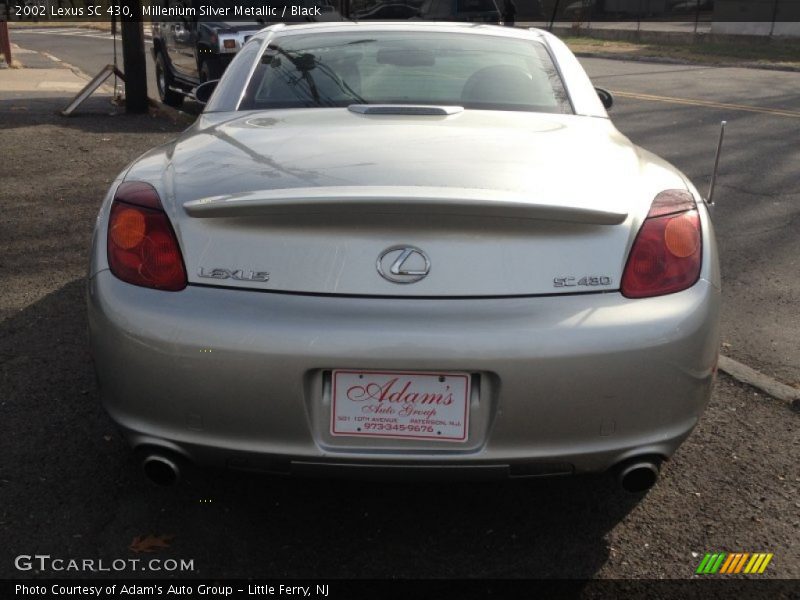 Millenium Silver Metallic / Black 2002 Lexus SC 430