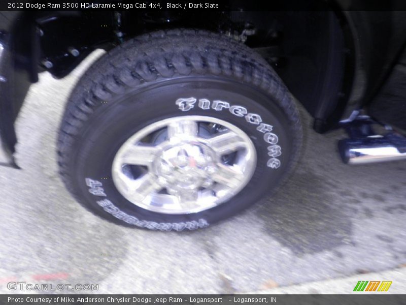 Black / Dark Slate 2012 Dodge Ram 3500 HD Laramie Mega Cab 4x4