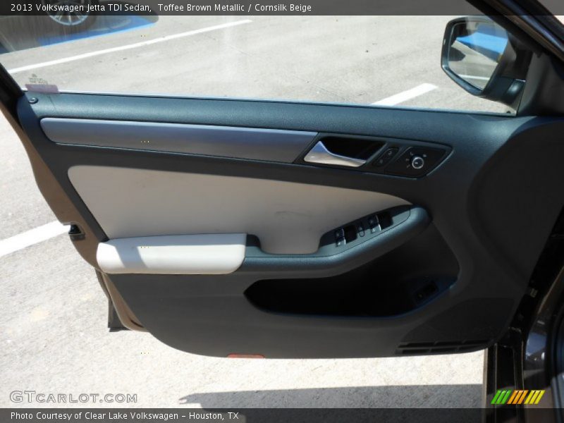 Toffee Brown Metallic / Cornsilk Beige 2013 Volkswagen Jetta TDI Sedan