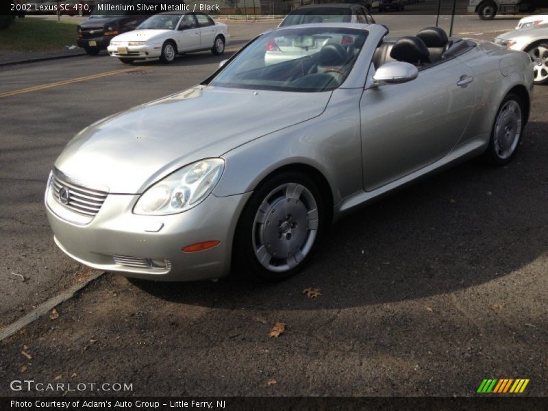 Millenium Silver Metallic / Black 2002 Lexus SC 430