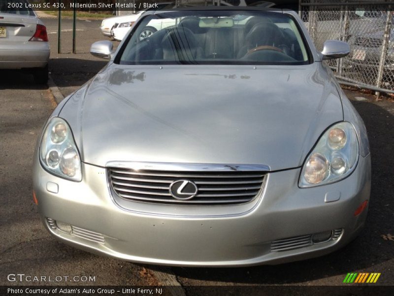 Millenium Silver Metallic / Black 2002 Lexus SC 430