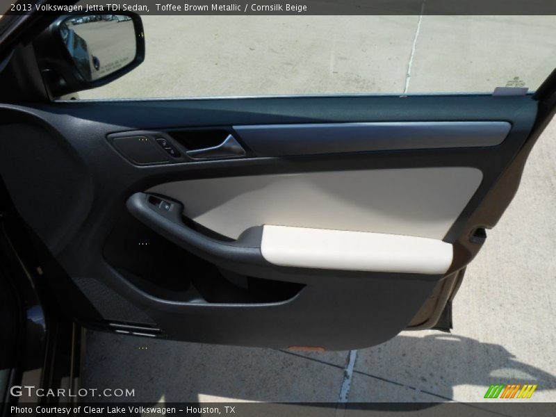 Toffee Brown Metallic / Cornsilk Beige 2013 Volkswagen Jetta TDI Sedan