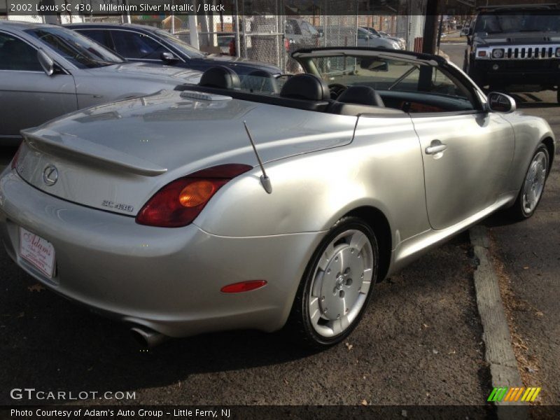 Millenium Silver Metallic / Black 2002 Lexus SC 430