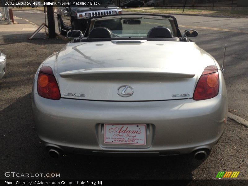 Millenium Silver Metallic / Black 2002 Lexus SC 430