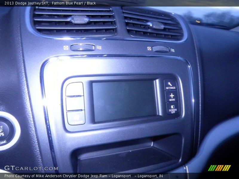 Fathom Blue Pearl / Black 2013 Dodge Journey SXT