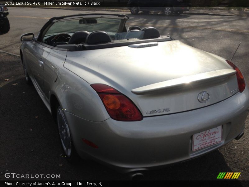Millenium Silver Metallic / Black 2002 Lexus SC 430