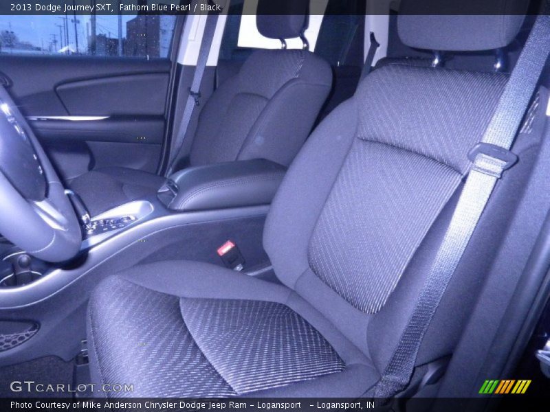 Fathom Blue Pearl / Black 2013 Dodge Journey SXT