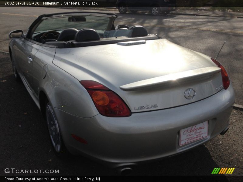 Millenium Silver Metallic / Black 2002 Lexus SC 430