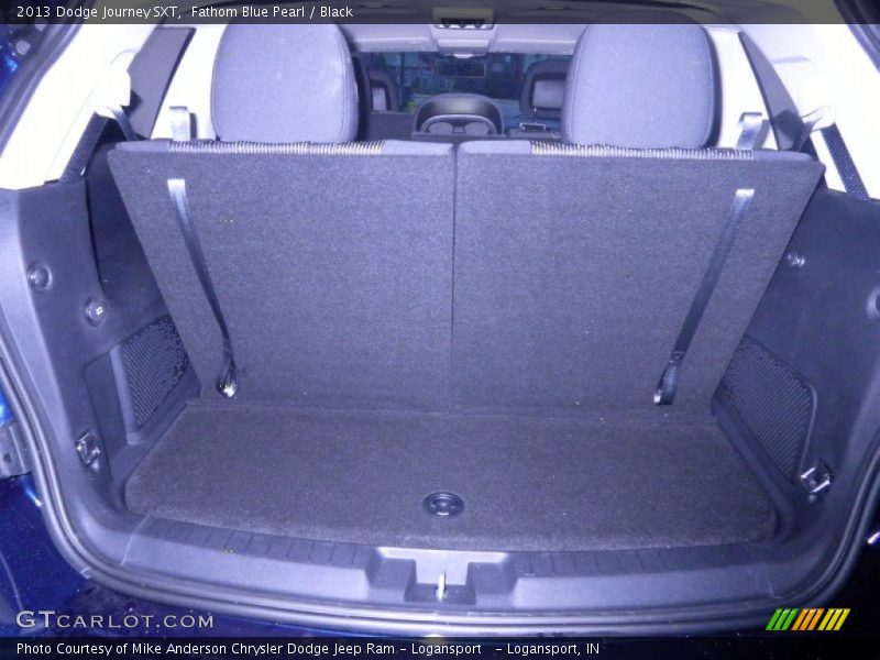 Fathom Blue Pearl / Black 2013 Dodge Journey SXT