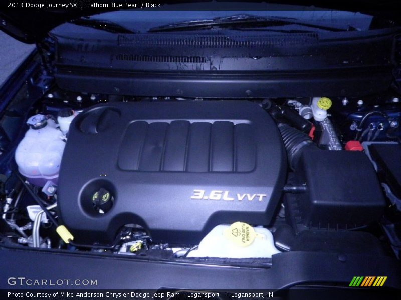 Fathom Blue Pearl / Black 2013 Dodge Journey SXT