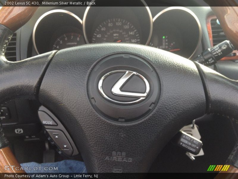 Millenium Silver Metallic / Black 2002 Lexus SC 430