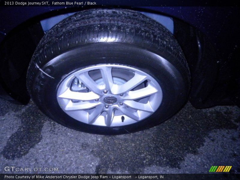 Fathom Blue Pearl / Black 2013 Dodge Journey SXT
