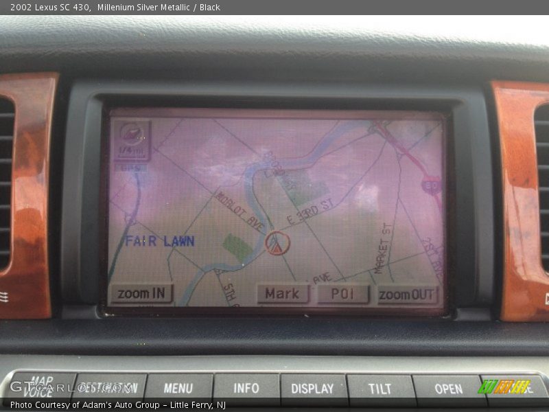 Navigation of 2002 SC 430