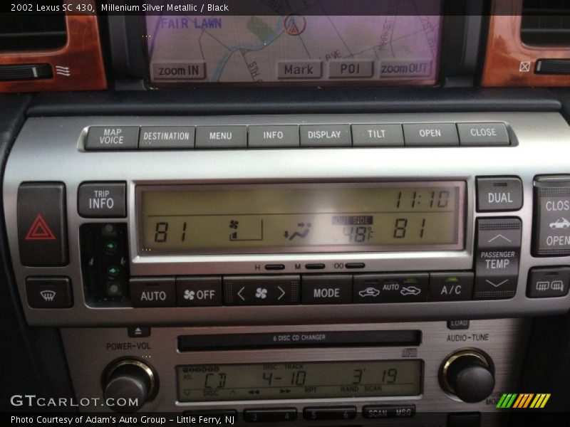 Controls of 2002 SC 430