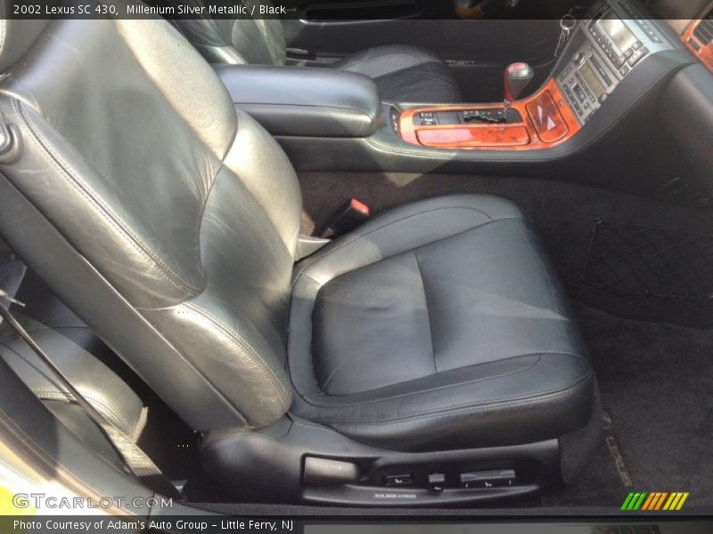 Millenium Silver Metallic / Black 2002 Lexus SC 430
