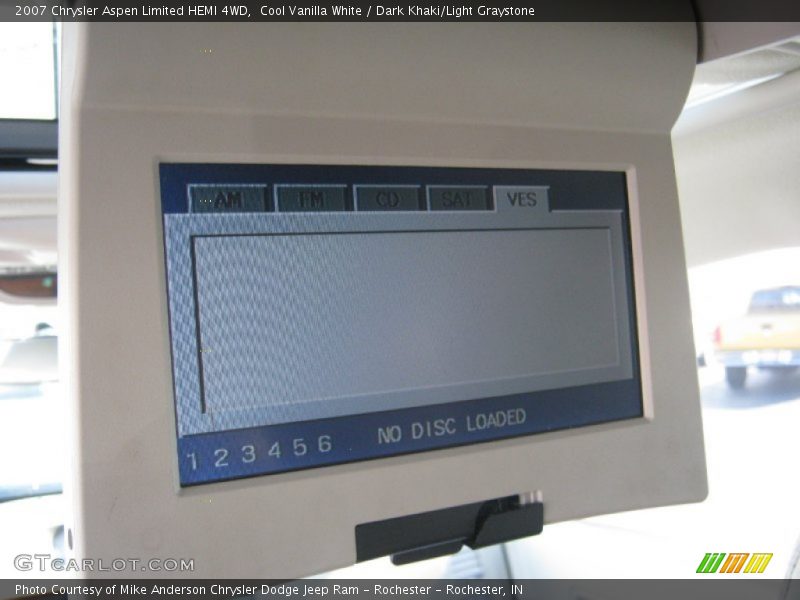 Cool Vanilla White / Dark Khaki/Light Graystone 2007 Chrysler Aspen Limited HEMI 4WD